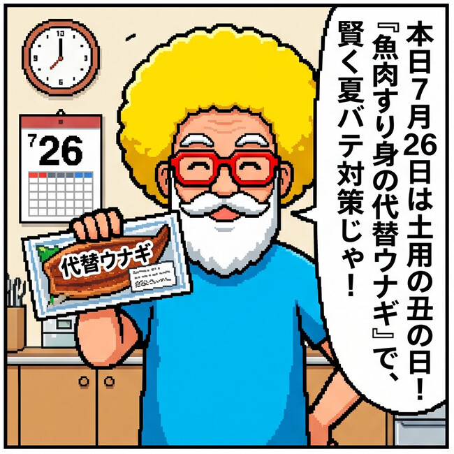 「魚肉すり身の代替ウナギ」