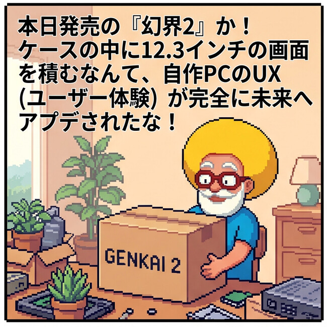 ケースの中に12.3インチの画面