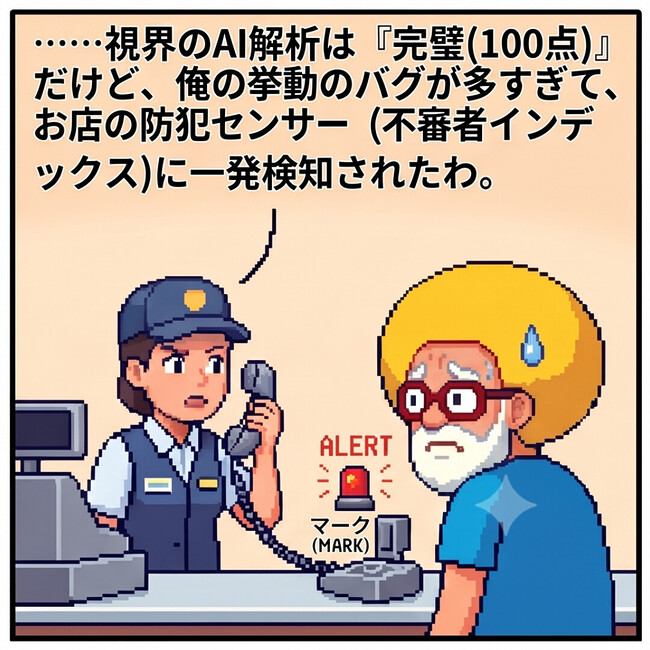 一発検知されたわ