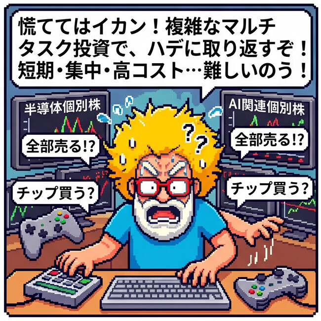 複雑なマルチタスク投資で…