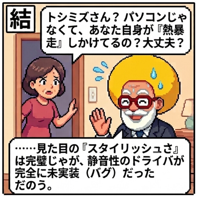 静音性のドライバがバグ‥