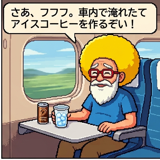 車内で淹れたてコーヒー