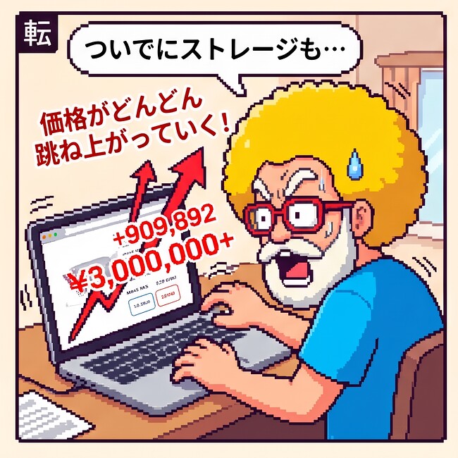 ついでにストレージを