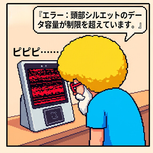 エラー：容量が超えています