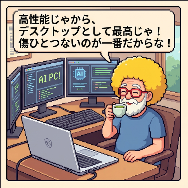 デスクトップとして最高じゃ