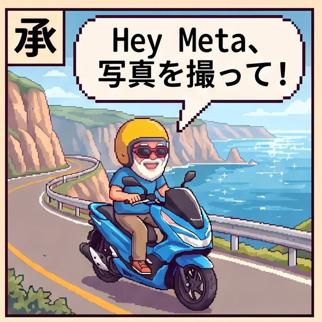 写真を撮って