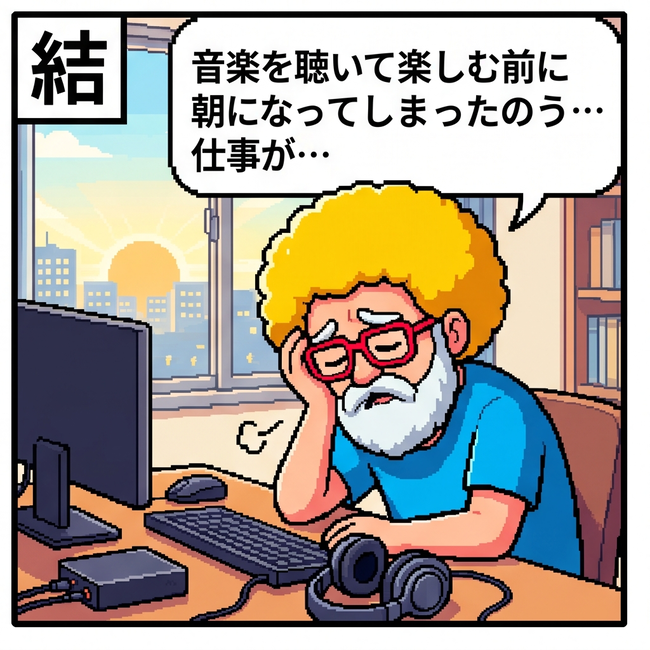 朝になってしまったのう…