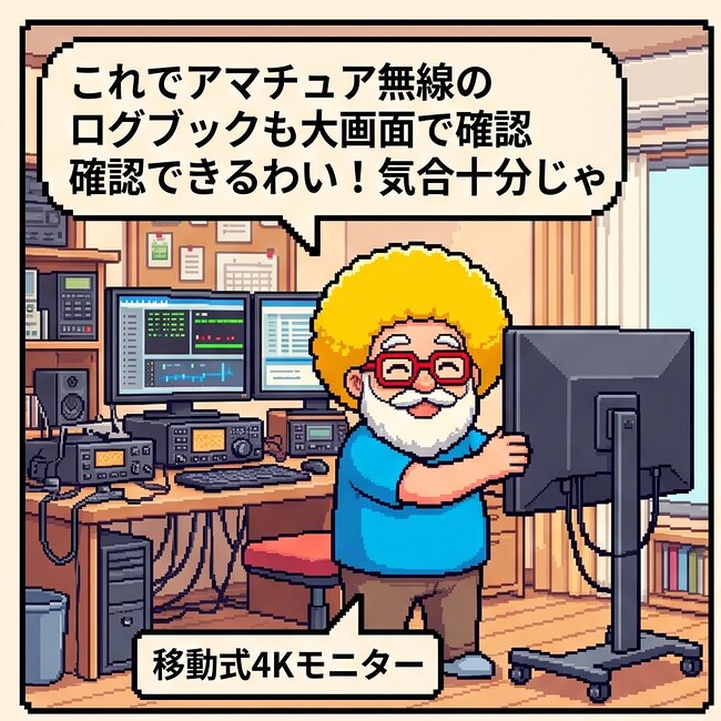 移動式4Kモニター