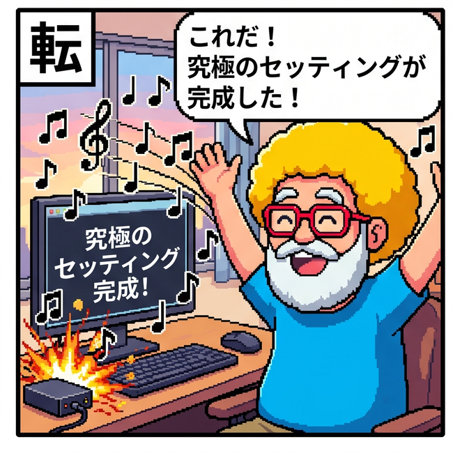 究極のセッティングが完成した！