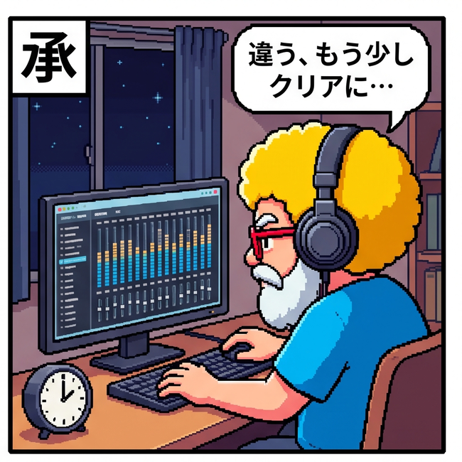 違う、もう少しクリアに…