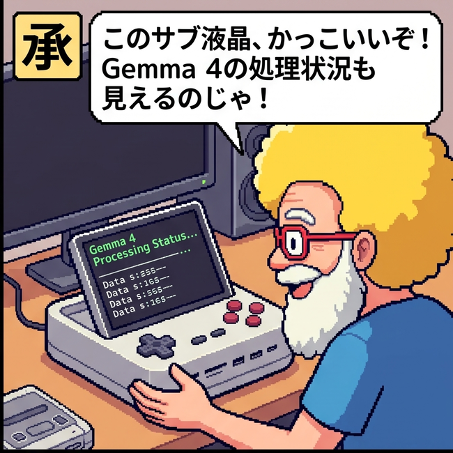 サブ液晶かっこいいぞ