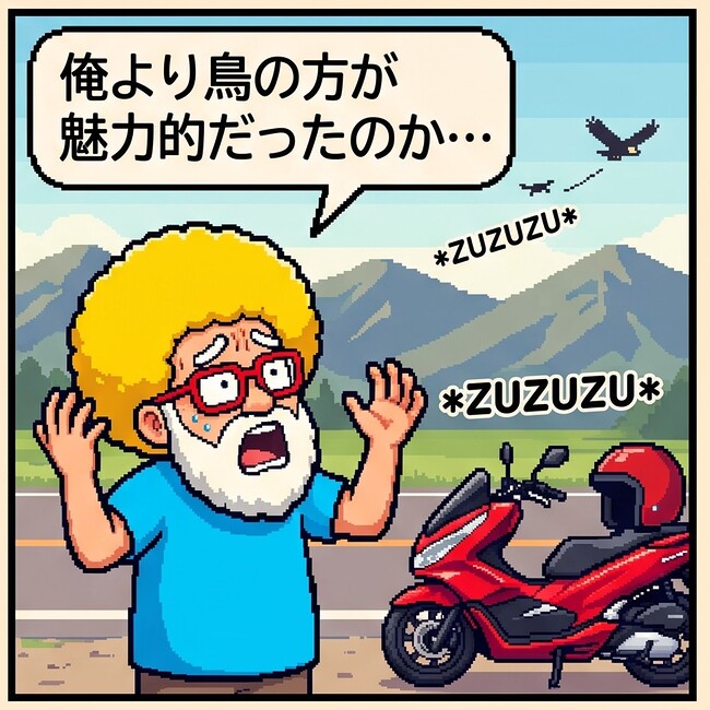 俺より鳥のほうが魅力的