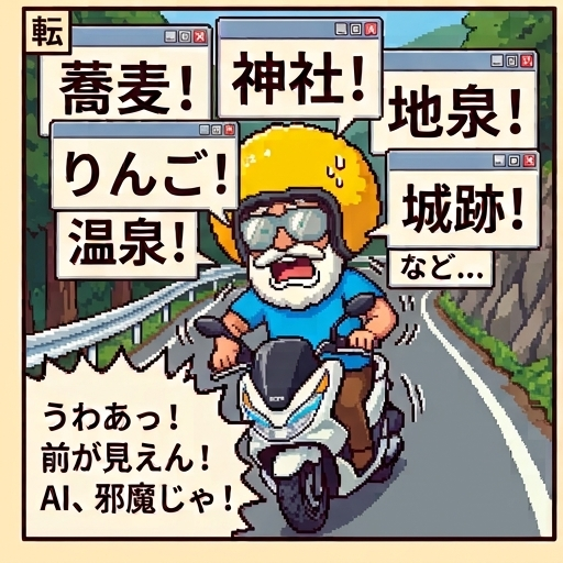 前が見えん…