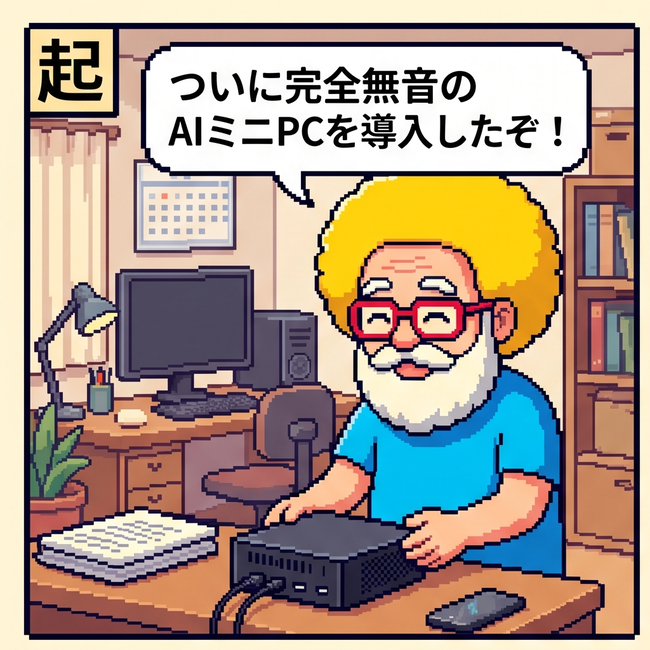 完全無音のAIミニPC