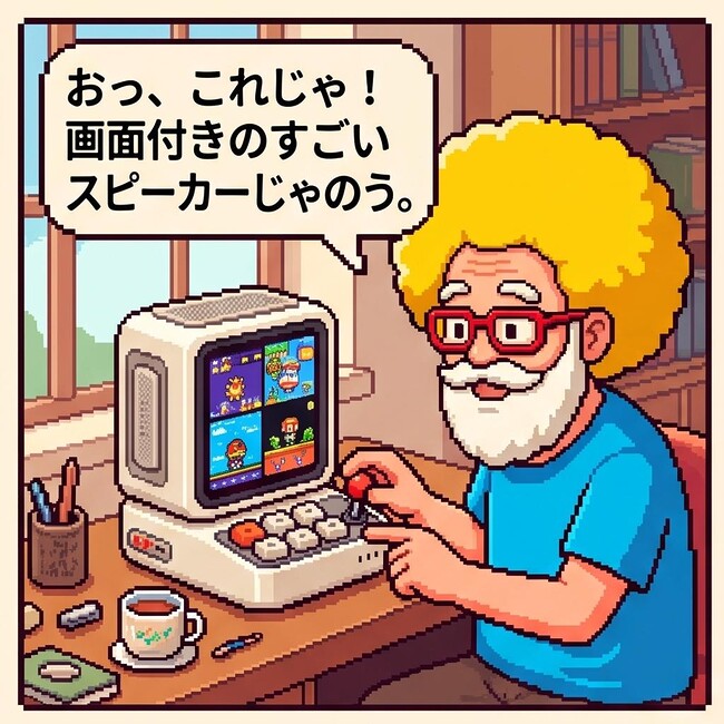 画面付きのすごいスピーカー
