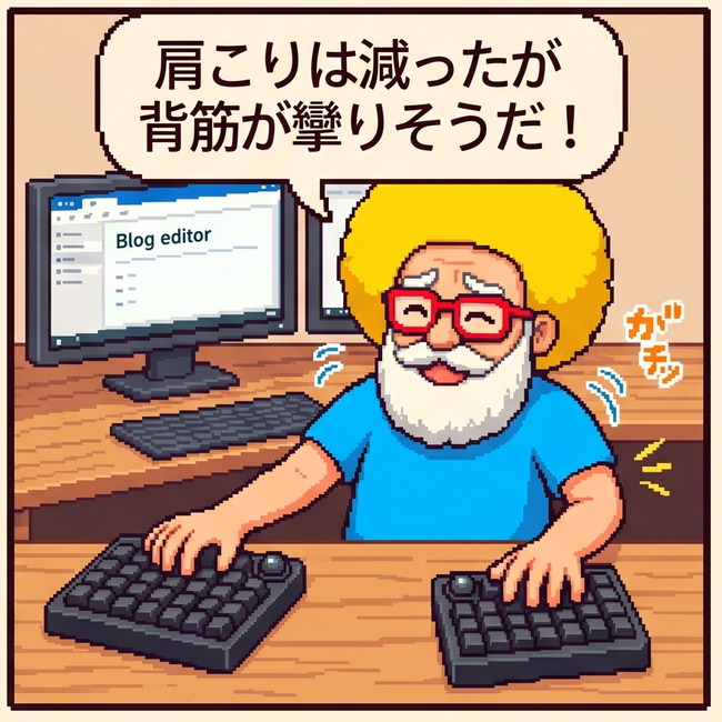 背筋がつりそう