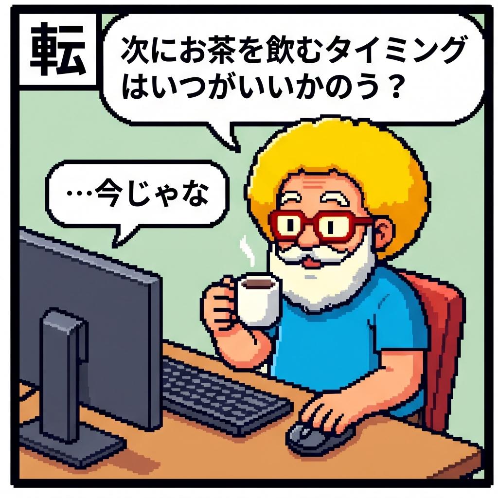 お茶を飲むタイミング