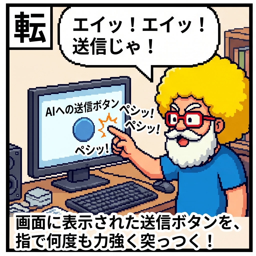 エイッ！送信じゃ！