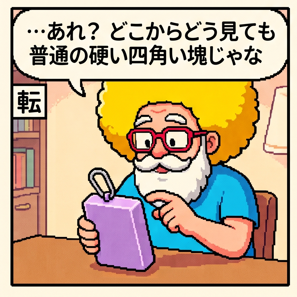 普通の硬い四角い塊