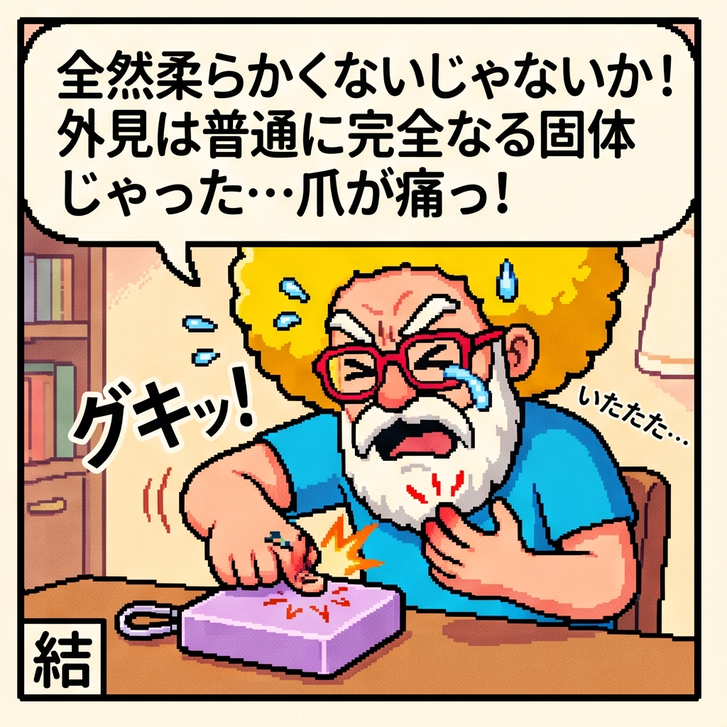 爪が痛っ！