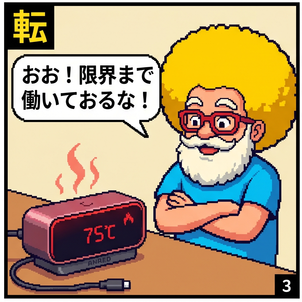 限界まで働いておるな